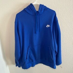 Nike Men's Royal Blue Pullover Hoodie